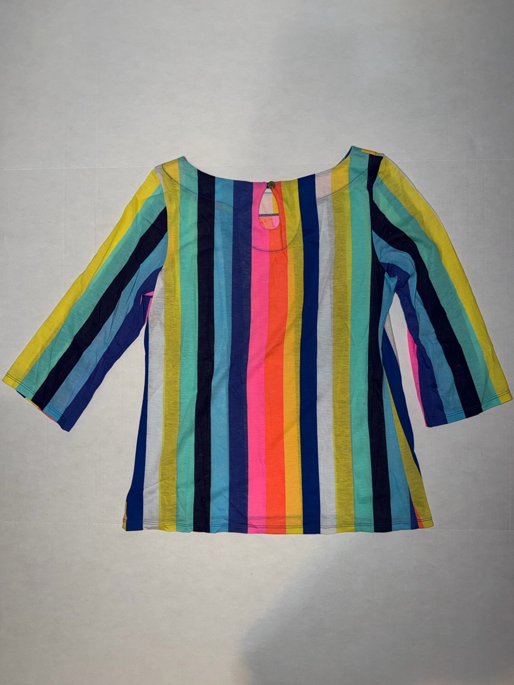 Lilly Pulitzer Multicolor Vertical Stripe Long Sleeve Top - Picture 3 of 4